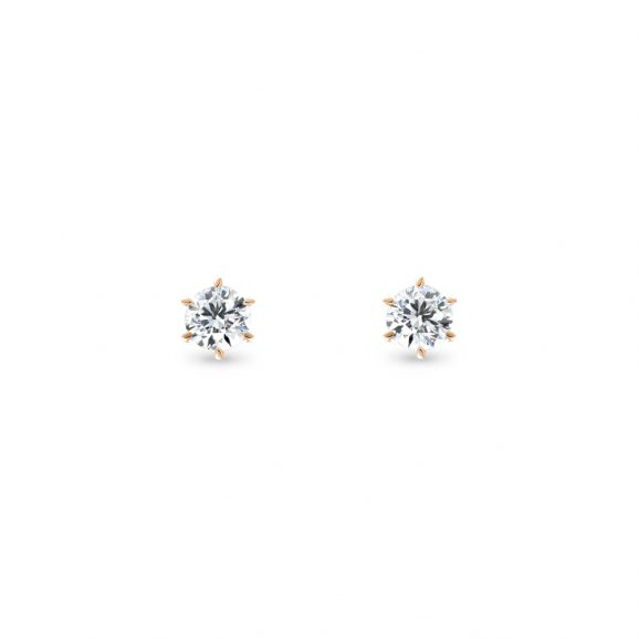 Nerano Studs | 18k Rose Gold