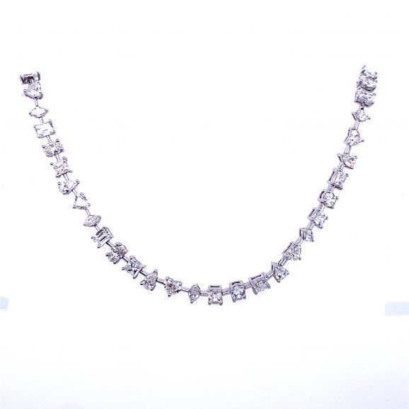 Solstice Necklace I 18k White Gold